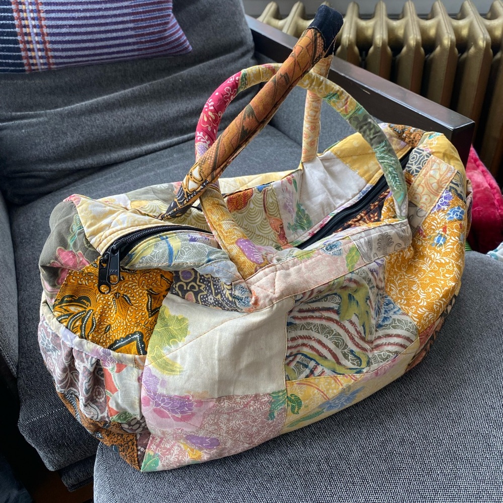 Mexicali Blues patchwork duffle